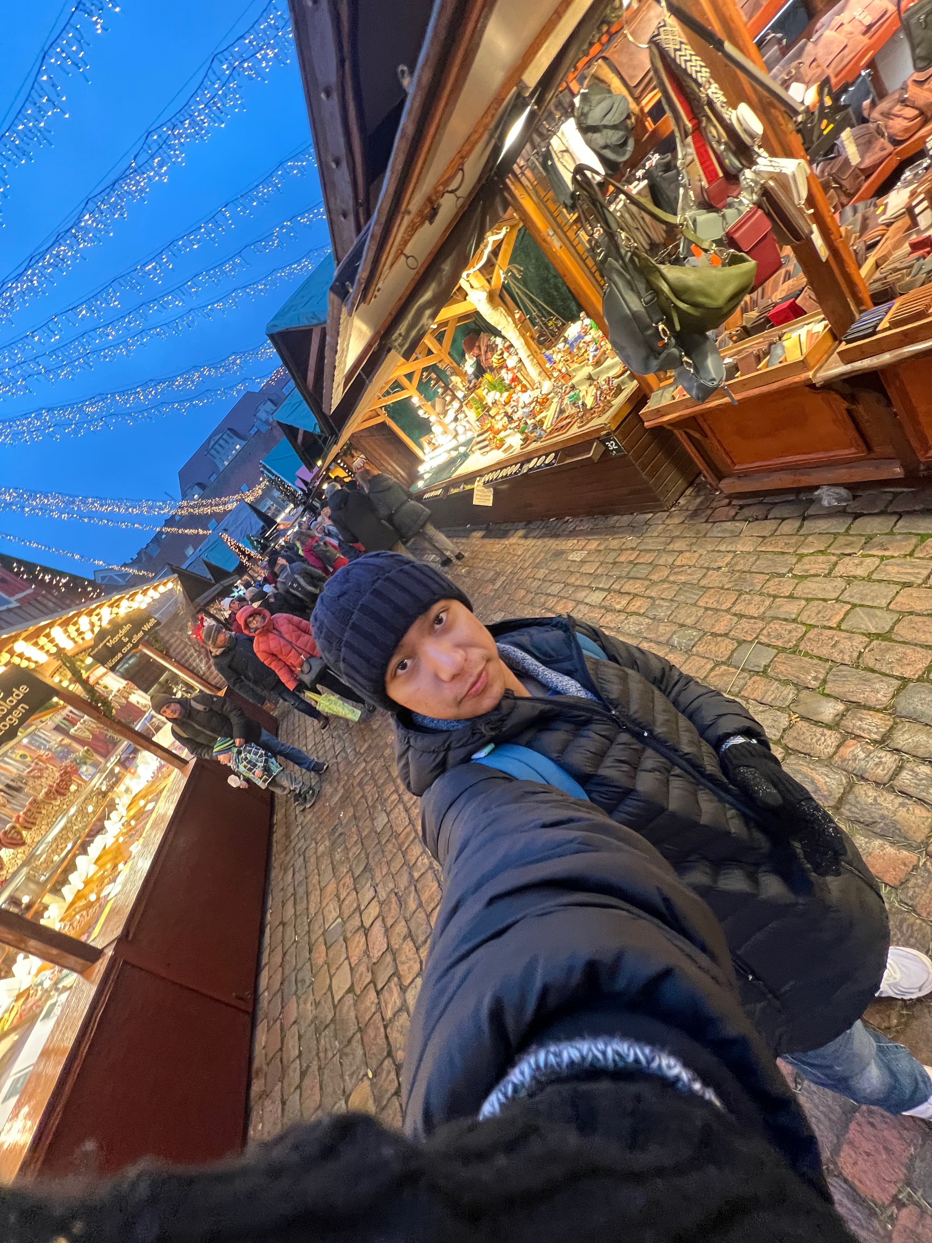 Christmas Market at Night